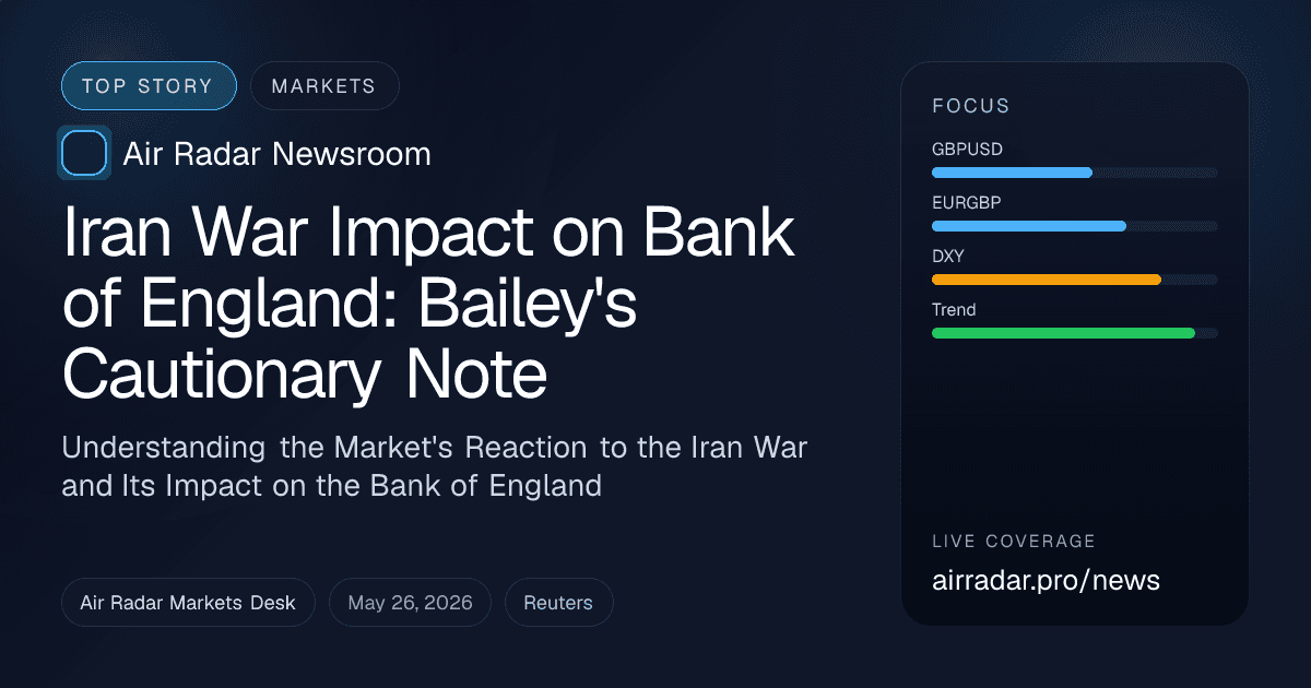 Iran War Impact on Bank of England: Bailey's Cautionary Note