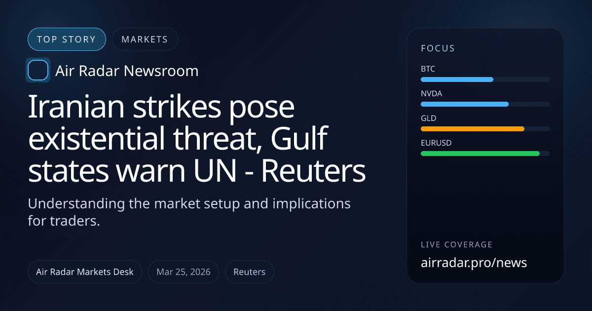 Iranian strikes pose existential threat, Gulf states warn UN - Reuters