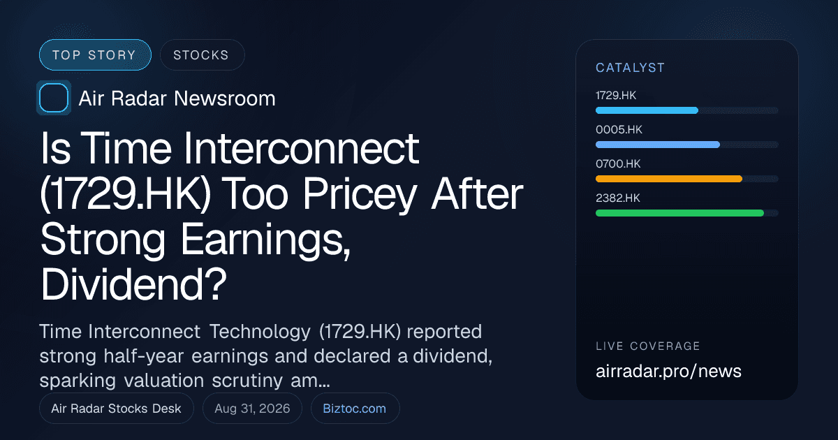 Is Time Interconnect (1729.HK) Too Pricey After Strong Earnings, Dividend?