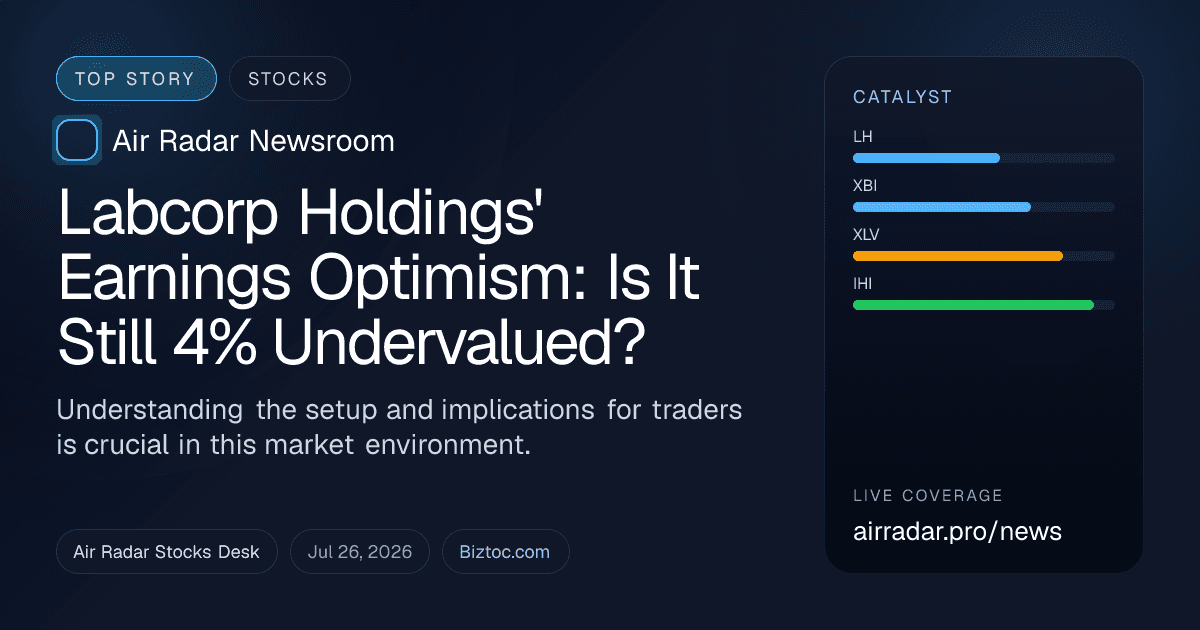 Labcorp Holdings' Earnings Optimism: Is It Still 4% Undervalued?