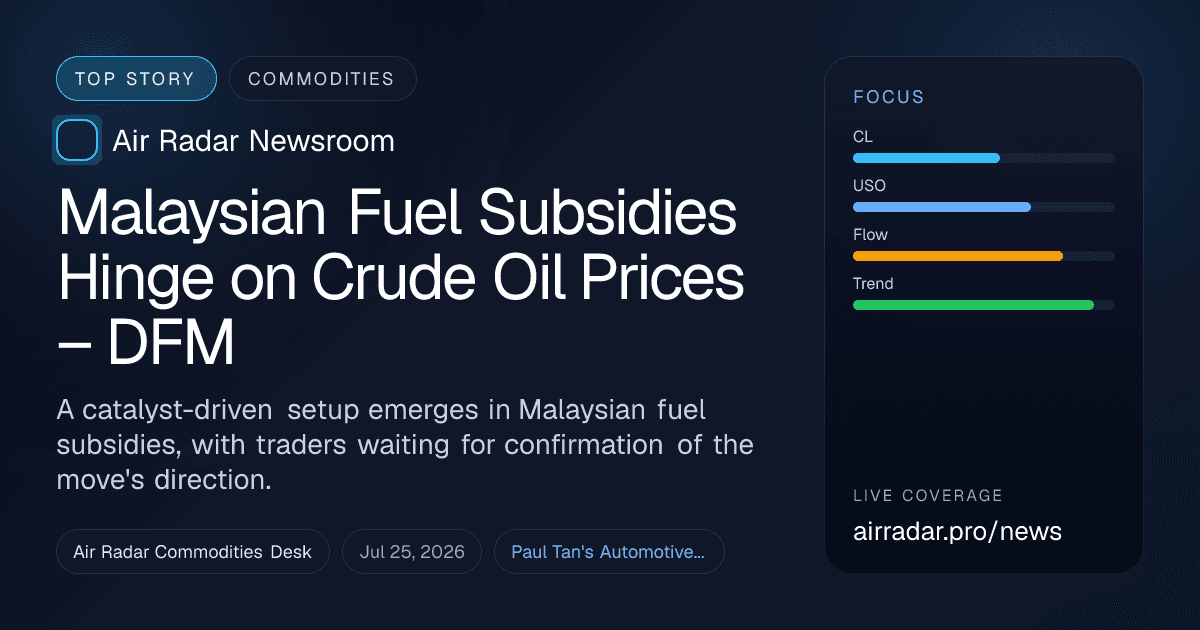 Malaysian Fuel Subsidies Hinge on Crude Oil Prices – DFM