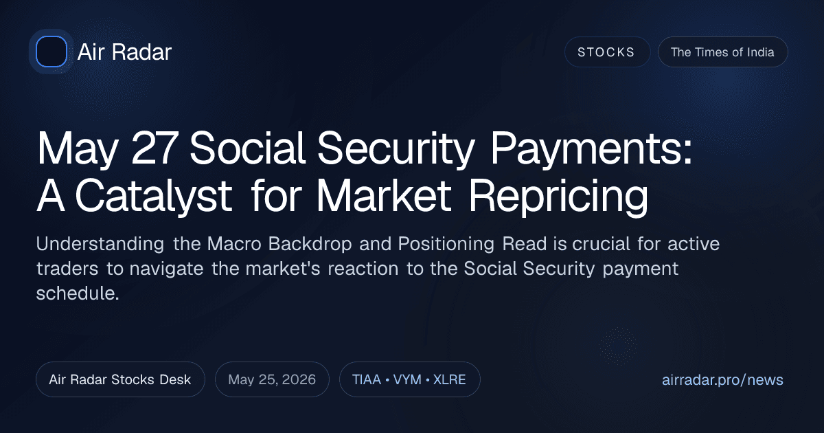 May 27 Social Security Payments: A Catalyst for Market Repricing