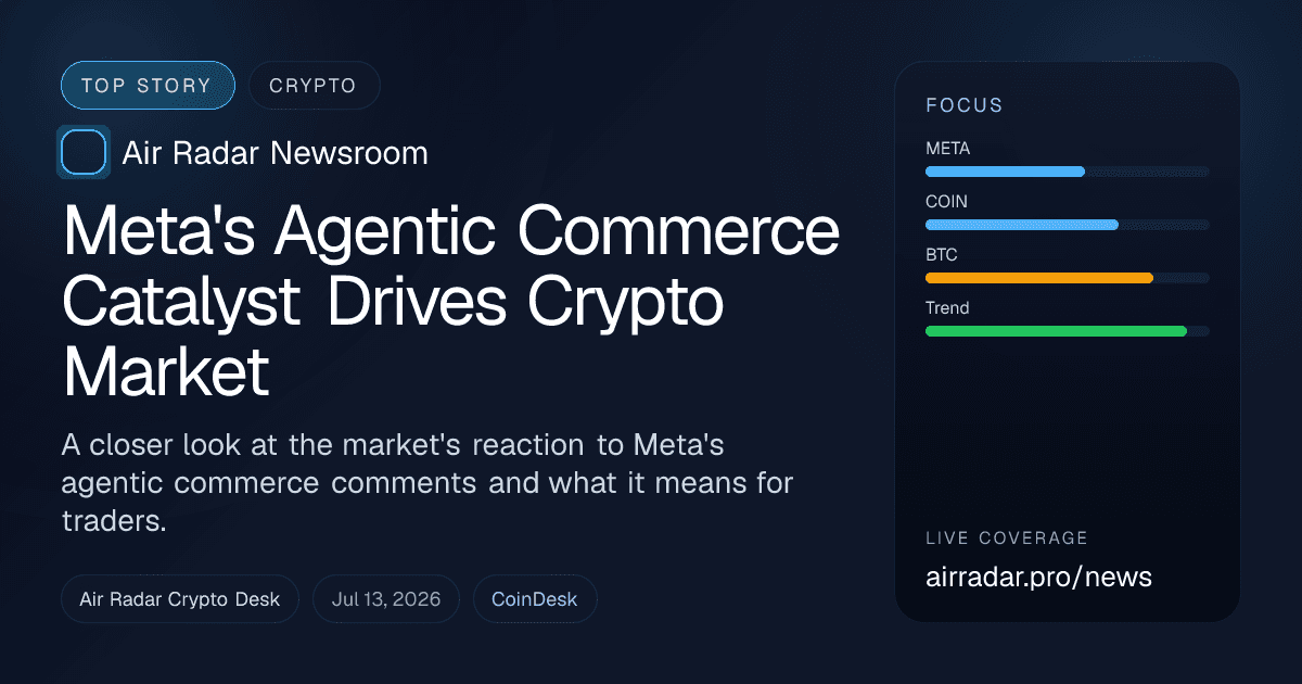Meta's Agentic Commerce Catalyst Drives Crypto Market