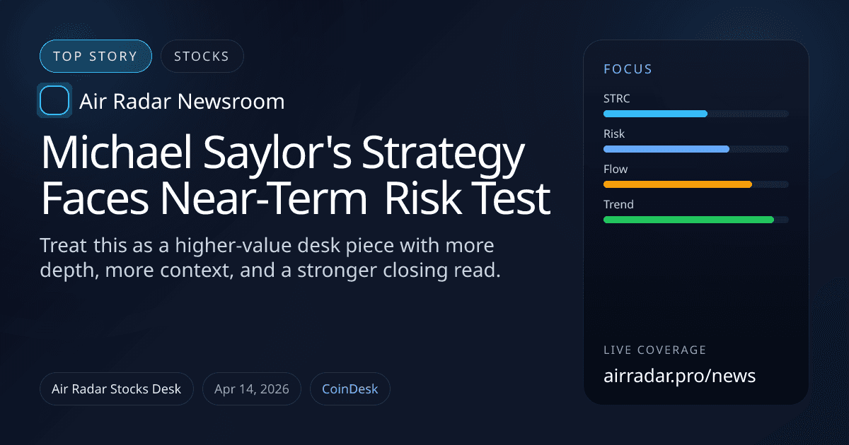Michael Saylor's Strategy Faces Near-Term Risk Test