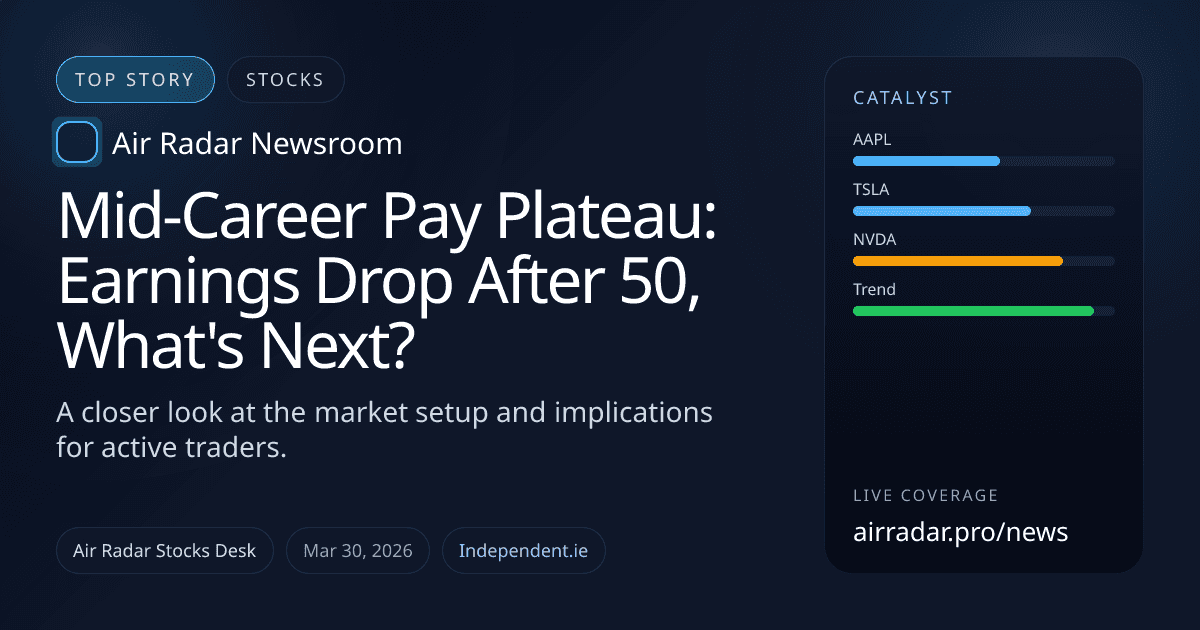 Mid-Career Pay Plateau: Earnings Drop After 50, What's Next?