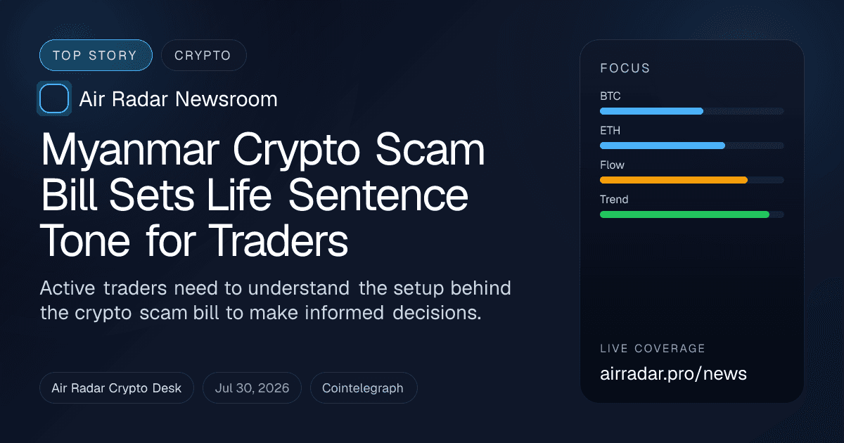 Myanmar Crypto Scam Bill Sets Life Sentence Tone for Traders