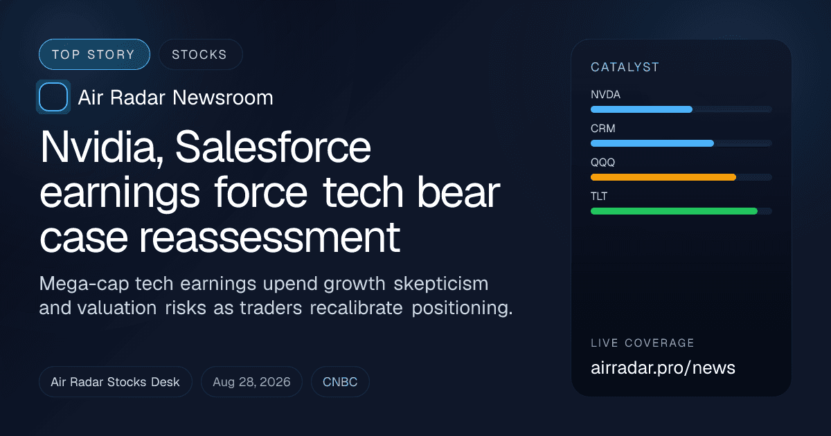 Nvidia, Salesforce earnings force tech bear case reassessment