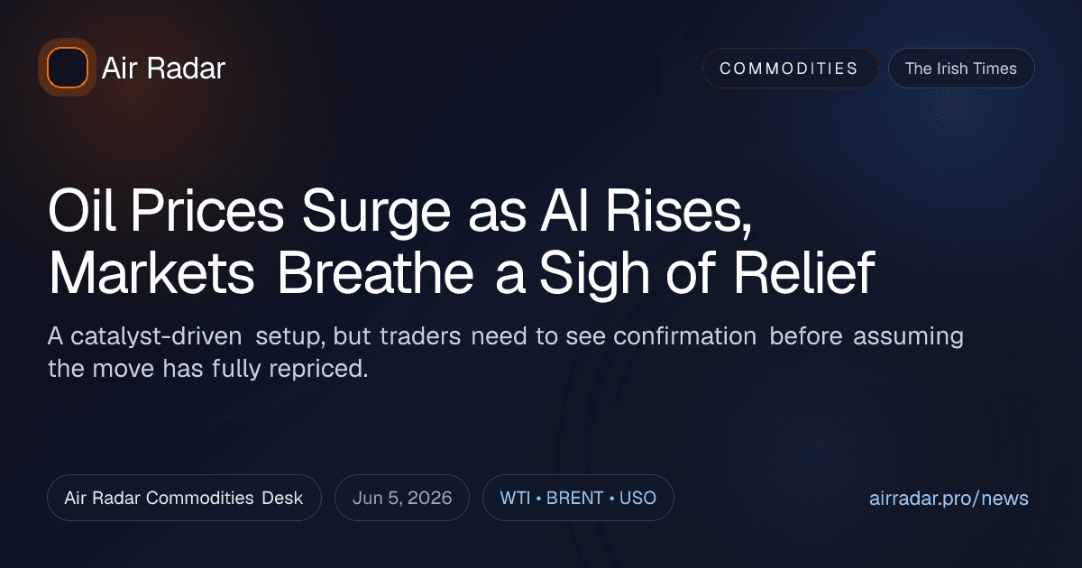 Oil Prices Surge as AI Rises, Markets Breathe a Sigh of Relief