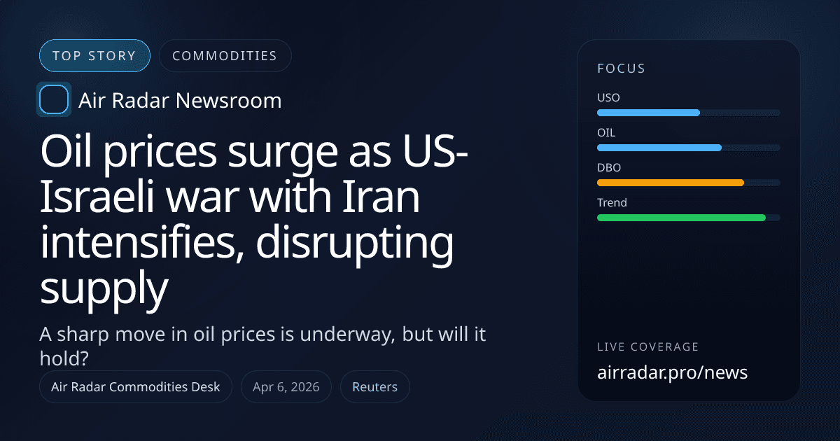 Oil prices surge as US-Israeli war with Iran intensifies, disrupting supply