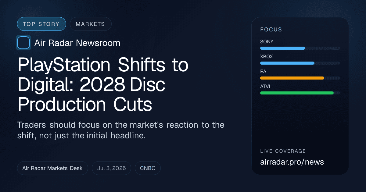 PlayStation Shifts to Digital: 2028 Disc Production Cuts