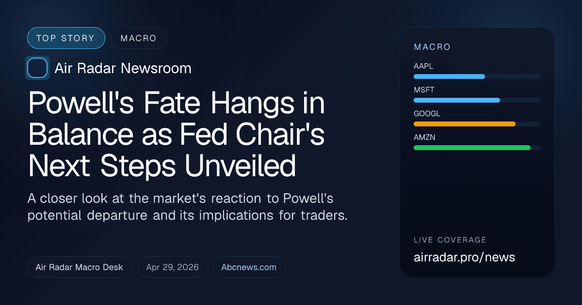 Powell's Fate Hangs in Balance as Fed Chair's Next Steps Unveiled
