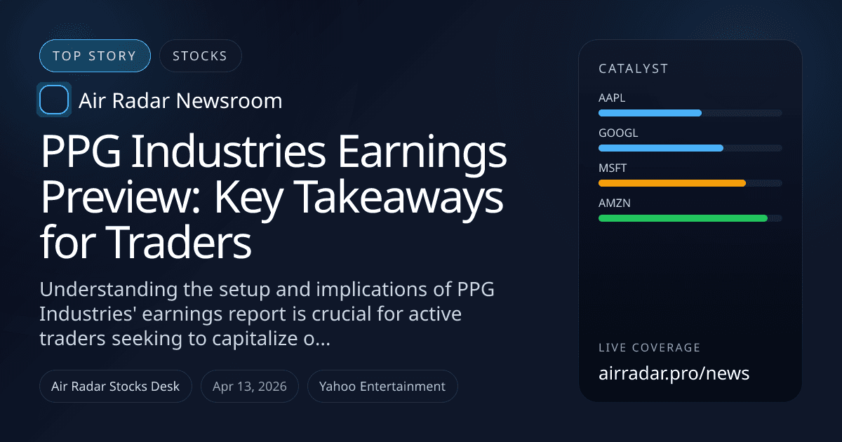 PPG Industries Earnings Preview: Key Takeaways for Traders