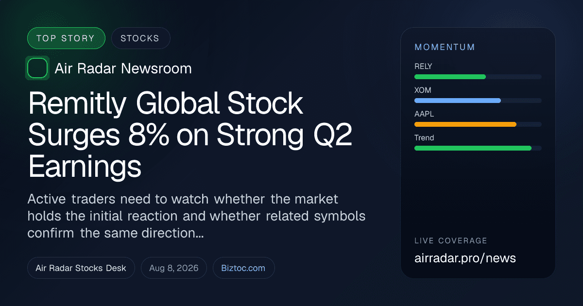 Remitly Global Stock Surges 8% on Strong Q2 Earnings