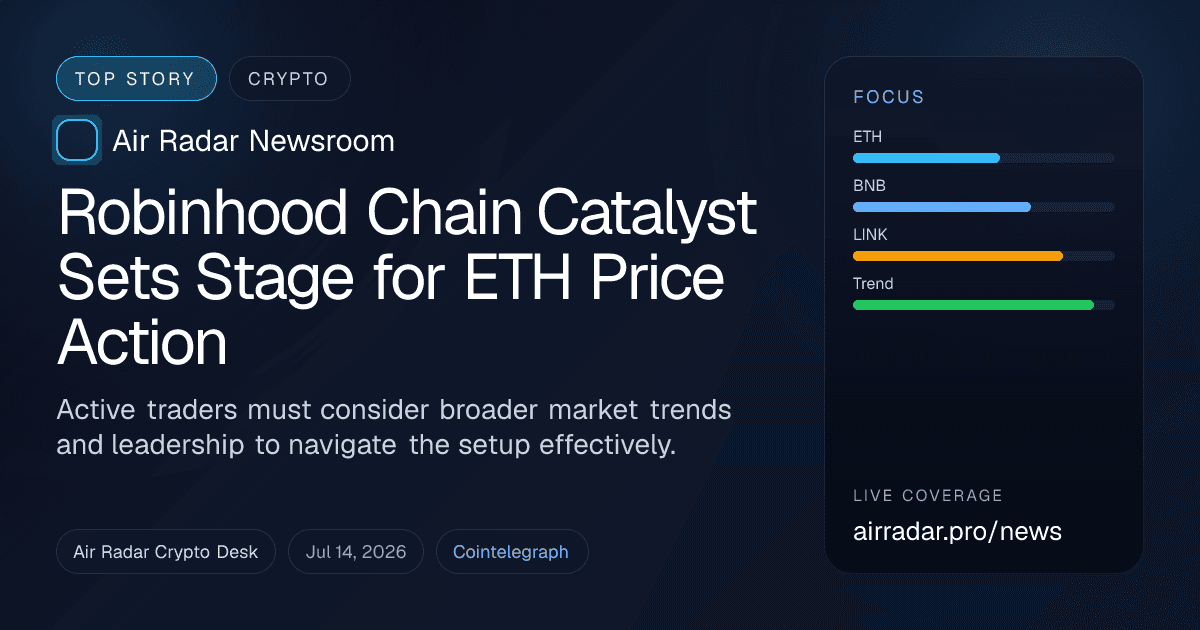 Robinhood Chain Catalyst Sets Stage for ETH Price Action