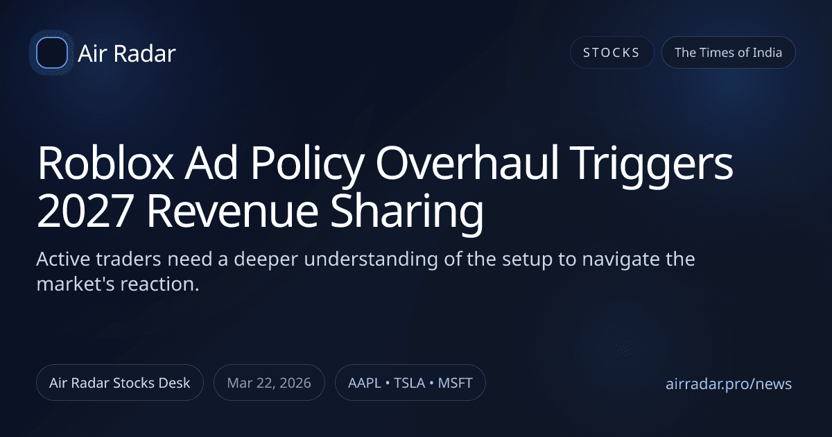 Roblox Ad Policy Overhaul Triggers 2027 Revenue Sharing