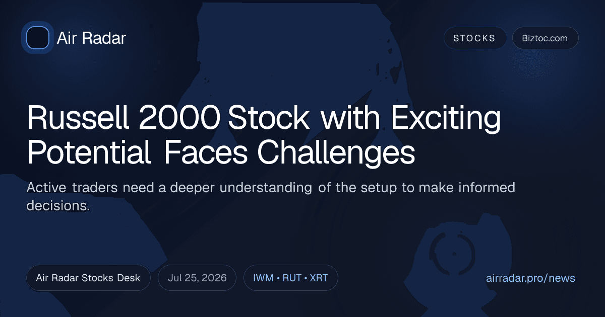 Russell 2000 Stock with Exciting Potential Faces Challenges