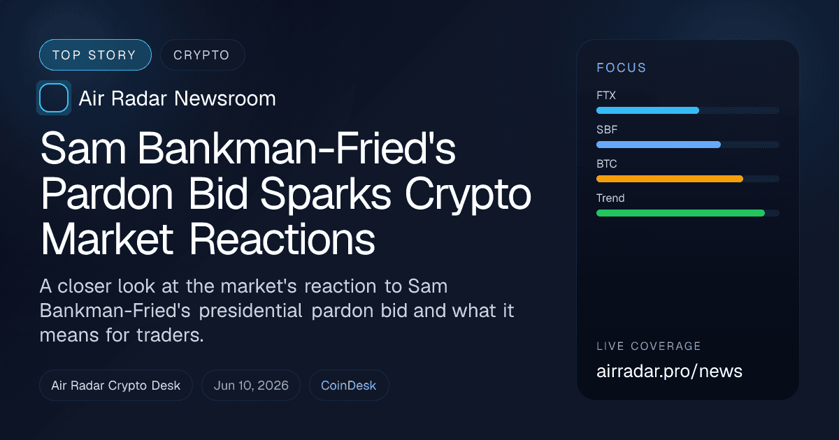 Sam Bankman-Fried's Pardon Bid Sparks Crypto Market Reactions