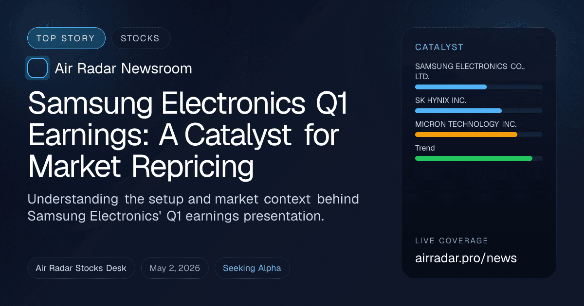 Samsung Electronics Q1 Earnings: A Catalyst for Market Repricing