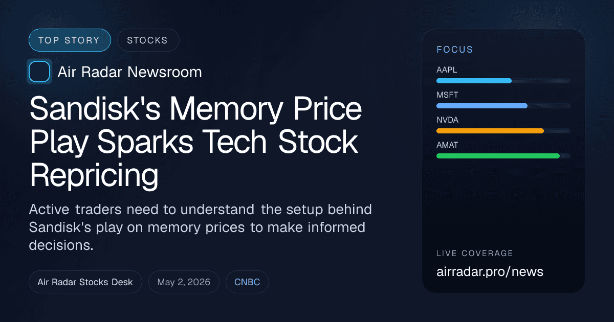 Sandisk's Memory Price Play Sparks Tech Stock Repricing