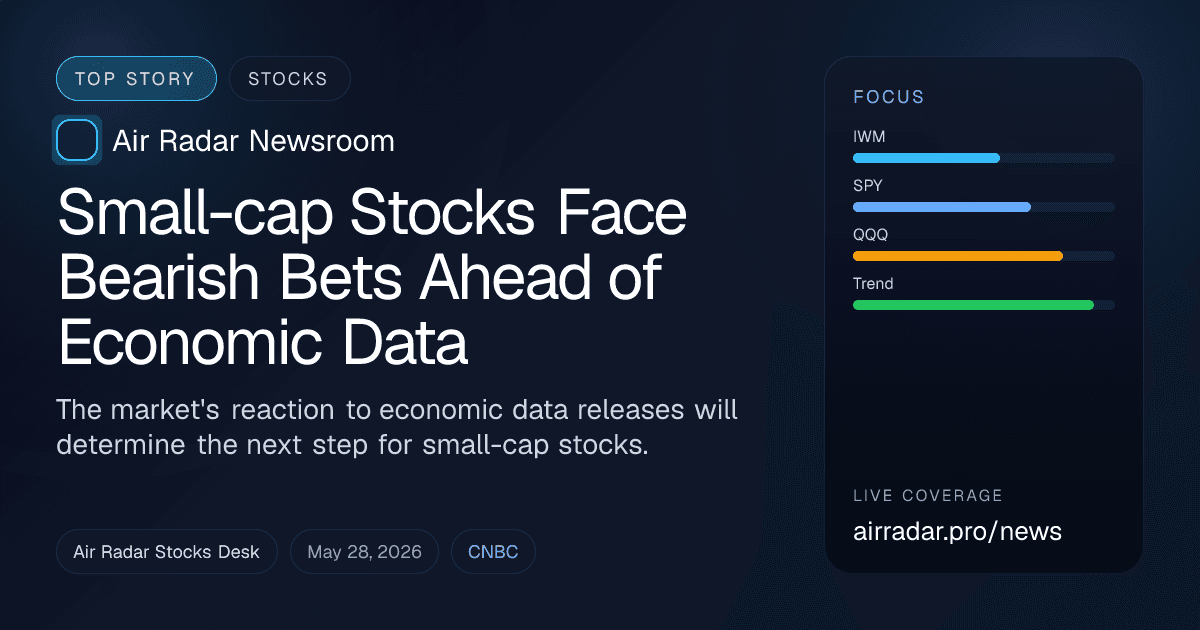 Small-cap Stocks Face Bearish Bets Ahead of Economic Data
