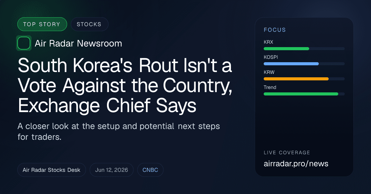 South Korea's Rout Isn't a Vote Against the Country, Exchange Chief Says