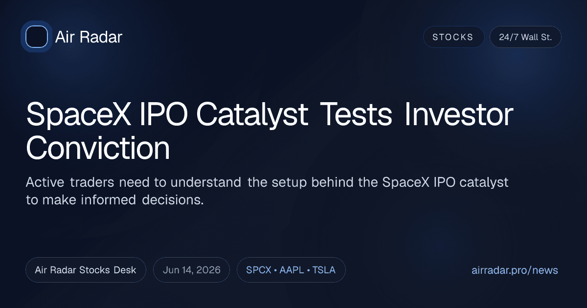 SpaceX IPO Catalyst Tests Investor Conviction