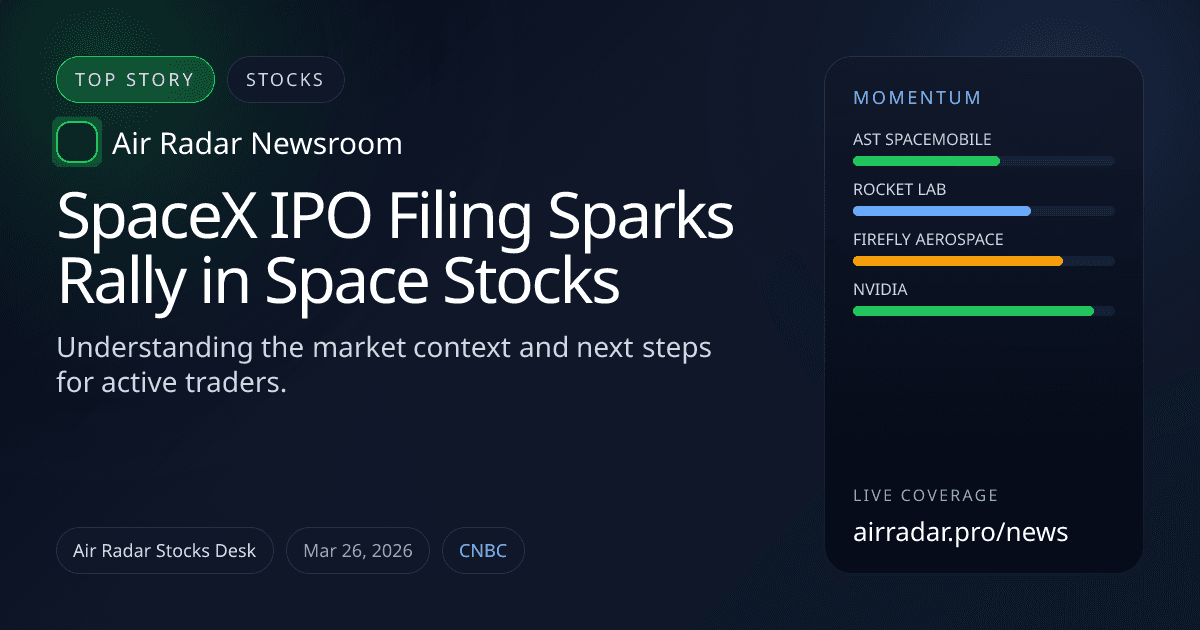 SpaceX IPO Filing Sparks Rally in Space Stocks