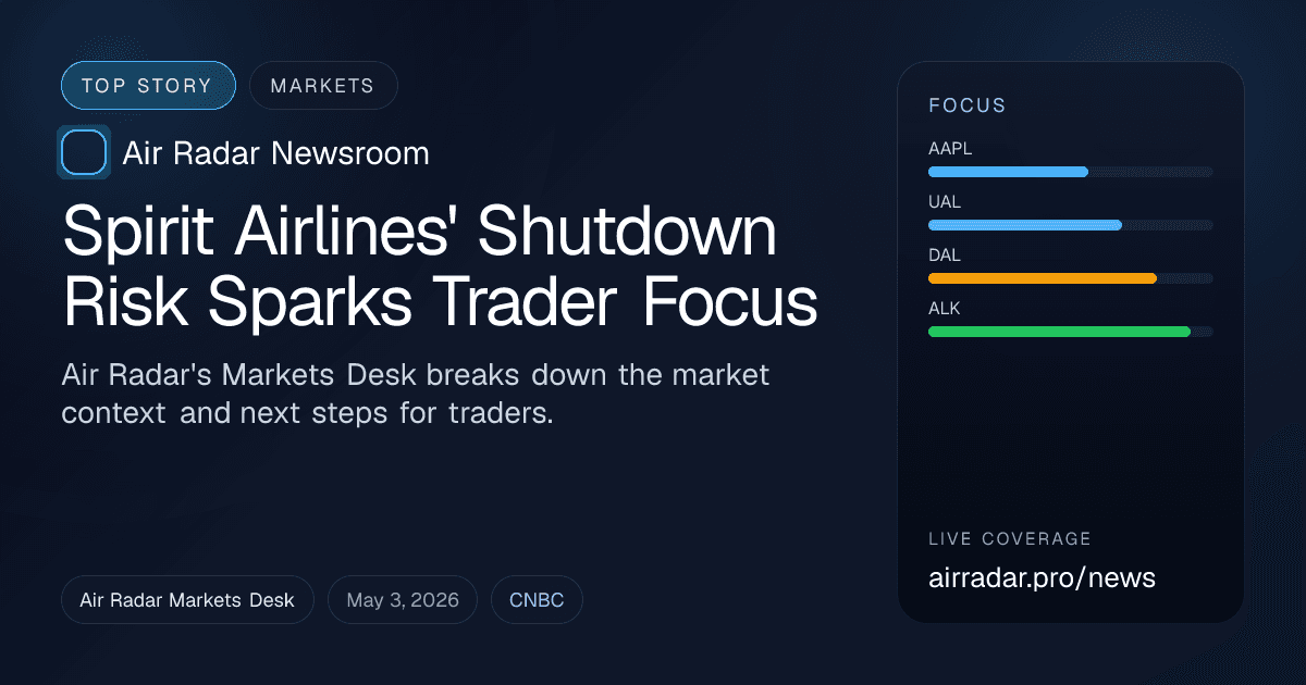 Spirit Airlines' Shutdown Risk Sparks Trader Focus