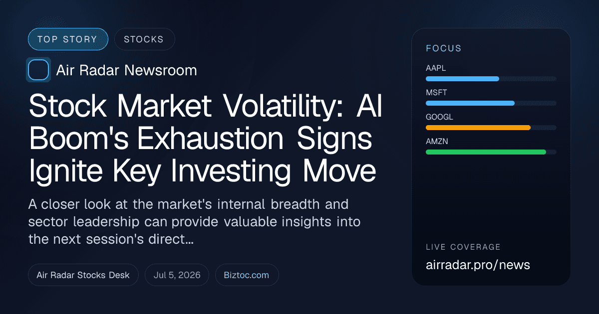Stock Market Volatility: AI Boom's Exhaustion Signs Ignite Key Investing Move