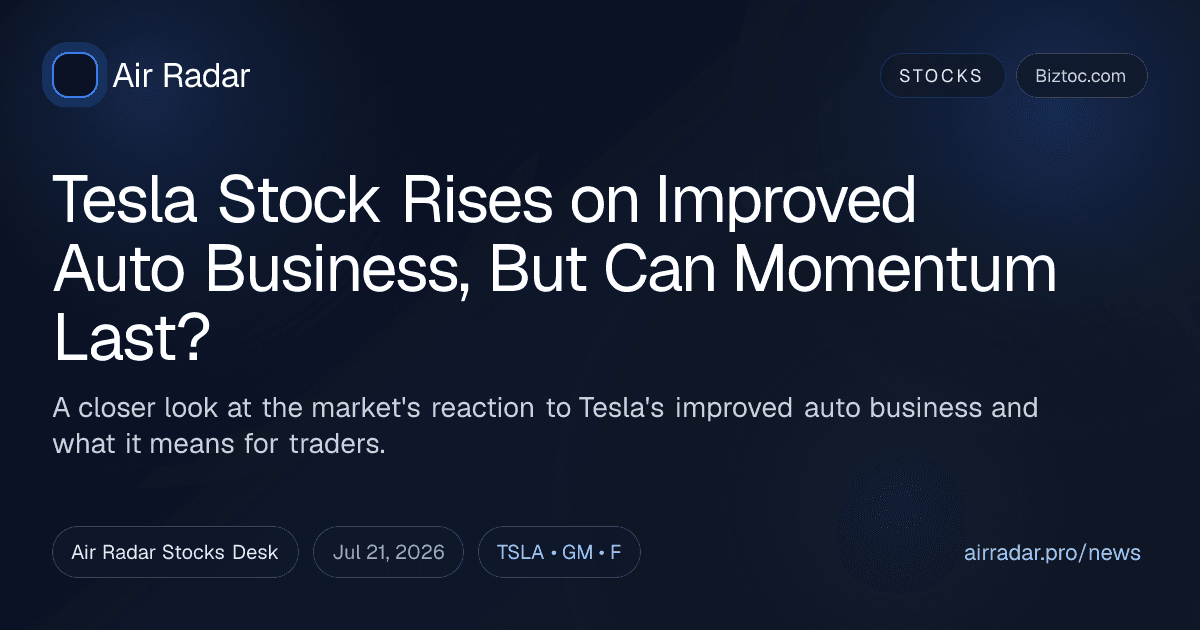 Tesla Stock Rises on Improved Auto Business, But Can Momentum Last?