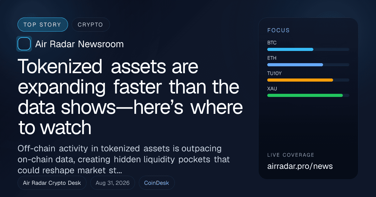 Tokenized assets are expanding faster than the data shows—here’s where to watch