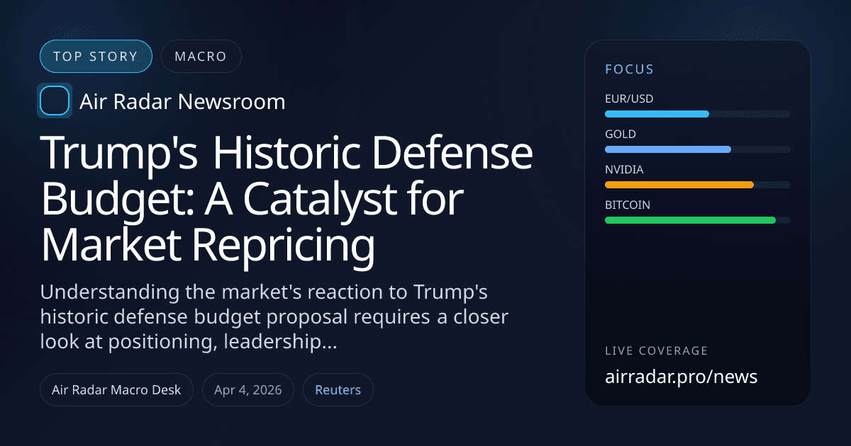 Trump's Historic Defense Budget: A Catalyst for Market Repricing