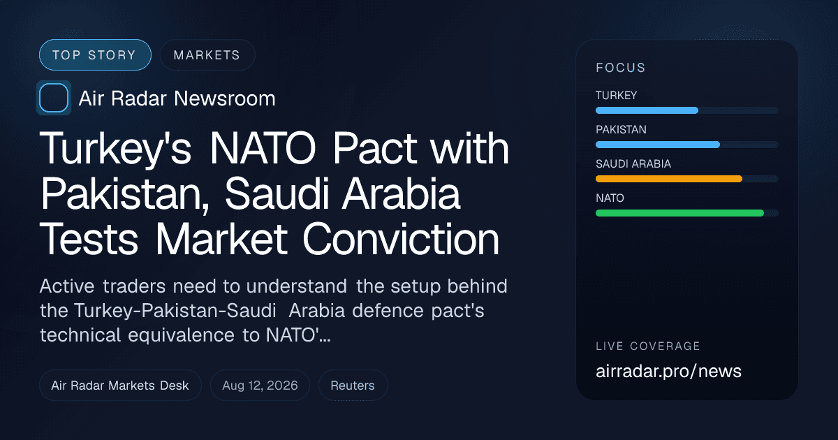 Turkey's NATO Pact with Pakistan, Saudi Arabia Tests Market Conviction