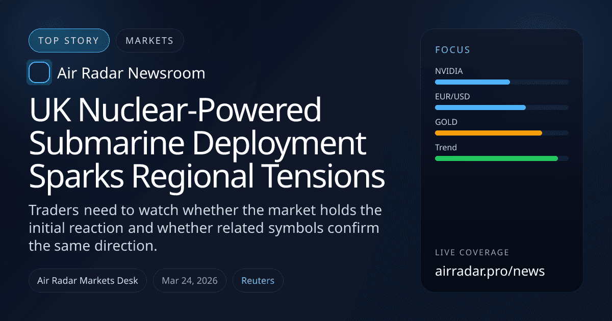UK Nuclear-Powered Submarine Deployment Sparks Regional Tensions