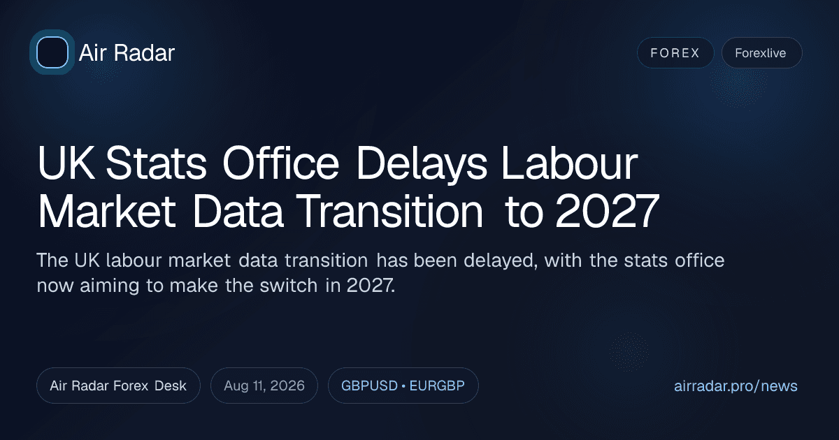 UK Stats Office Delays Labour Market Data Transition to 2027