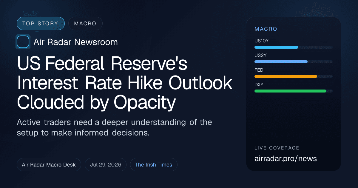US Federal Reserve's Interest Rate Hike Outlook Clouded by Opacity