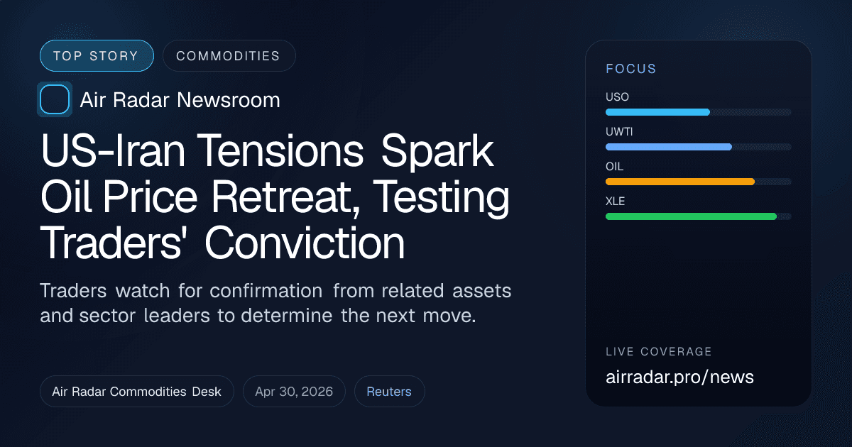 US-Iran Tensions Spark Oil Price Retreat, Testing Traders' Conviction