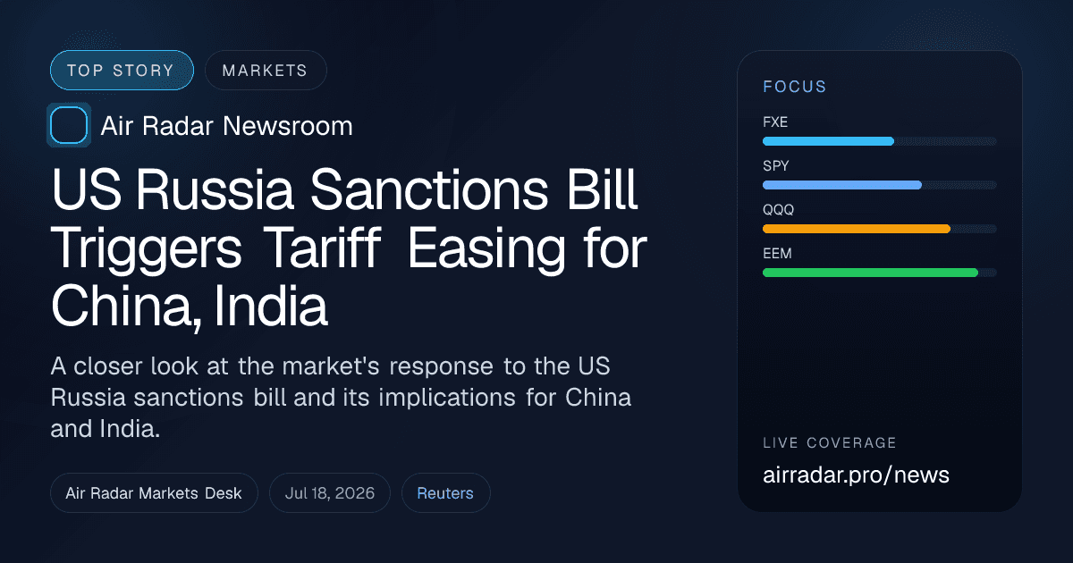 US Russia Sanctions Bill Triggers Tariff Easing for China, India