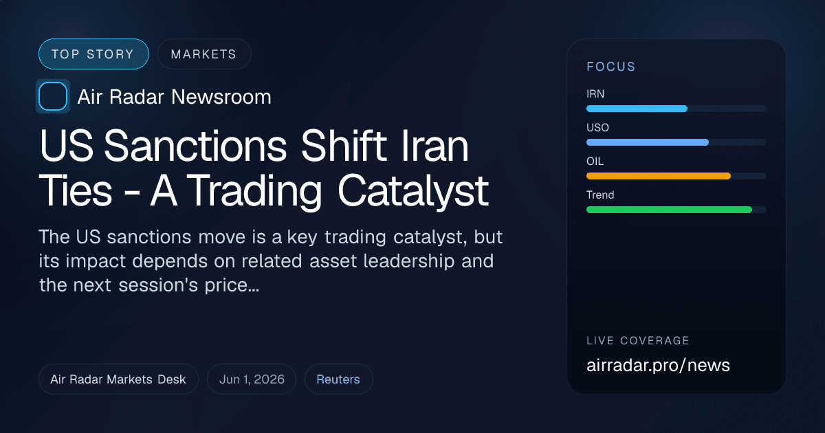 US Sanctions Shift Iran Ties - A Trading Catalyst