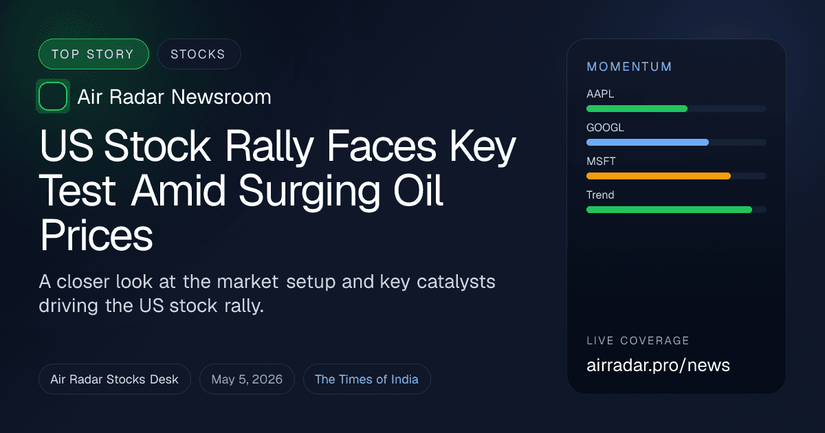 US Stock Rally Faces Key Test Amid Surging Oil Prices