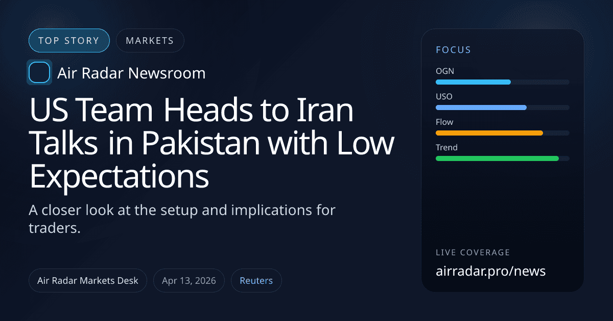 US Team Heads to Iran Talks in Pakistan with Low Expectations
