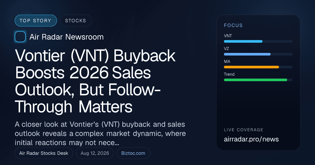 Vontier (VNT) Buyback Boosts 2026 Sales Outlook, But Follow-Through Matters