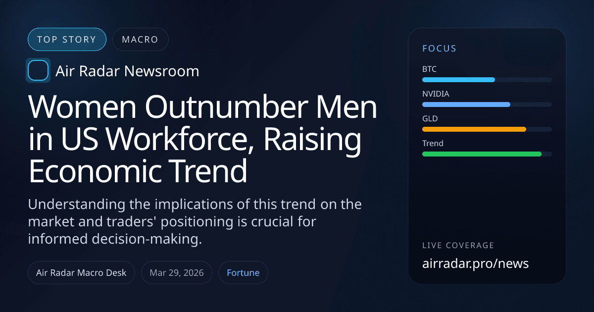 Women Outnumber Men in US Workforce, Raising Economic Trend