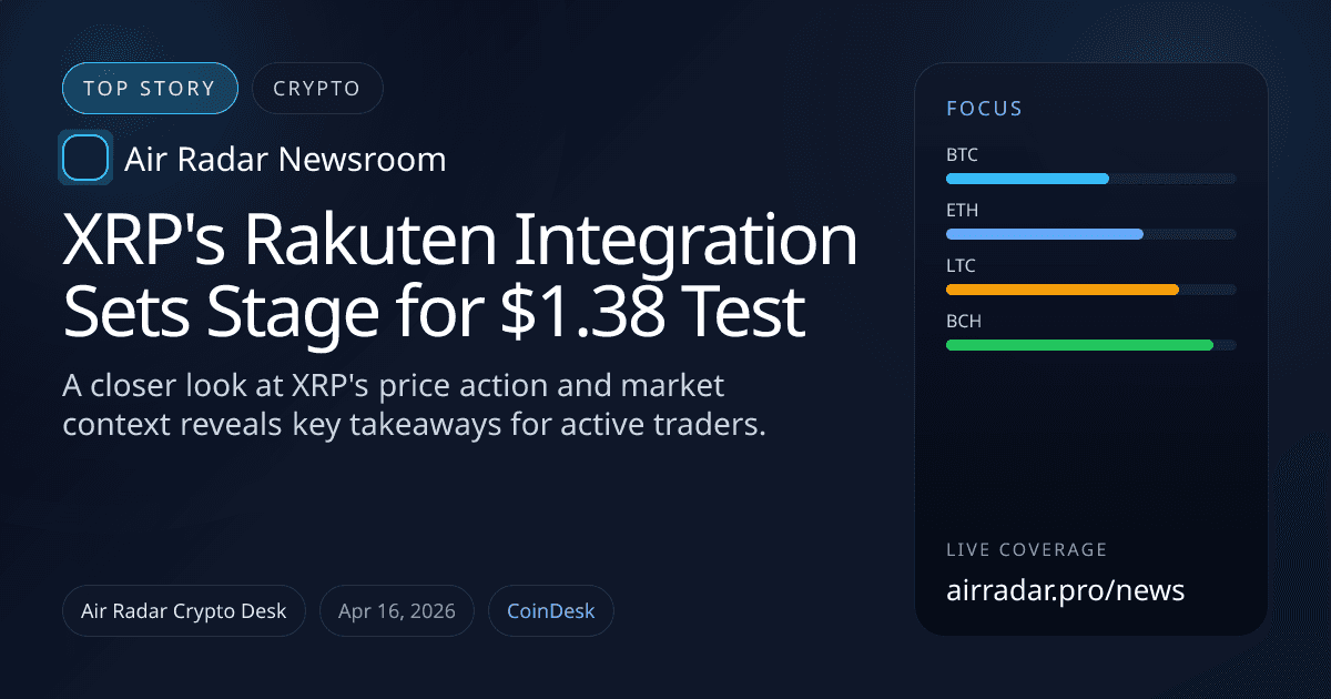 XRP's Rakuten Integration Sets Stage for $1.38 Test